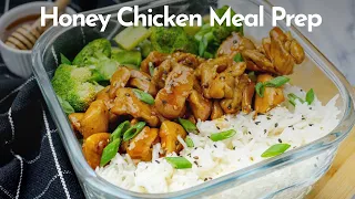 Delicious Honey Chicken With Broccoli and Rice Recipe to Meal Prep This Week! #mealprep #chicken