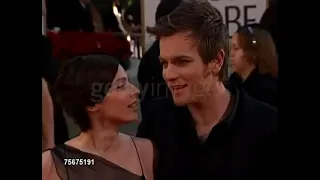 Ewan Mcgregor on the Red Carpet at The 2002 Golden Globe Awards