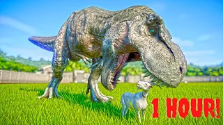 NEW 1 HOUR DINOSAUR BATTLEGROUND COMPLICATION OF AC GAMING - T REX SPINOSAURUS & MORE ! -