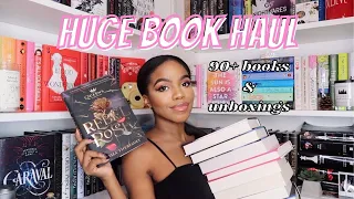 YOU CAN’T BUY HAPPINESS, BUT YOU CAN BUY BOOKS✨ | huge 90+ book haul & unboxings