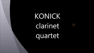 Clarinet quartet Konick - Astor Piazzola - Libertango