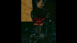 SYMBIOTE SUIT vs IRON SUIT || Tobey Magiure VS Tom Holland #spiderman #! #marvel #dc