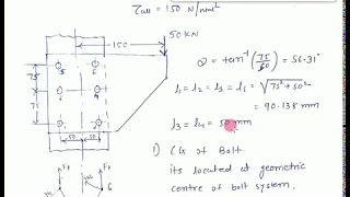 Eccentrically loaded bolted joint|Bolted Joint|Example of bolted joint|MachineDesign|DesignofMachine