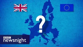 What kind of trade deal could we get if we left the EU? BBC Newsnight