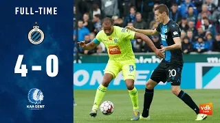 CLUB BRUGGE - KAA GENT: 4-0 (MD10/ JPL 2019-2020)