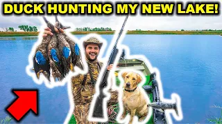 Duck Hunting OPENING DAY at My NEW Private LAKE!!! (Catch Clean Cook)