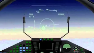 EF2000 old  dos game (1995) video