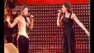 dominique fidanza (finaliste star academy 6) et tina arena