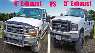 4" vs 5" Turbo Back Exhaust Which One Sounds Better?