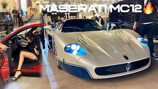 🔥STUNNING MASERATI MC12, HOT GIRL NIGHTLIFE MONACO 4/2024 #monaco #billionaires #supercars