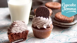 Cookies & Cream Oreo Cupcake Recipe | Cupcake Jemma