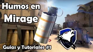 Humos básicos en Mirage CS-GO - MIrage Smokes