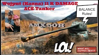 (2015) World of Tanks: Wojput (Kazna) made with AMX 50B 11K dmg and Ace tanker