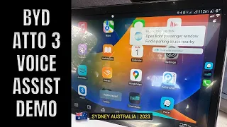 BYD ATTO 3 VOICE COMMANDS SUGGESTIONS DEMONSTRATION | January 2023