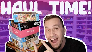 I finally got NEW jigsaw puzzles! Let's unbox them together!! Charles Wysocki and weird puzzles