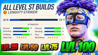FIFA 23 Pro Clubs BEST STRIKER Build 25, 50, 75, 100 Skill Points! (Lengthy)