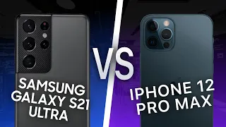 iPhone 12 Pro Max или Samsung Galaxy S21 Ultra: КАКОЙ ИЗ ФЛАГМАНОВ ВЫБРАТЬ?