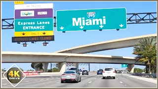 4K DRIVE in USA from Sunny Isles Beach to Sawgrass Mills