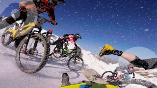 MOUNTAIN OF HELL 2018 FINALS - FULL RUN (40/ 700) Léo Remonnay, mass start race, Les 2 Alpes, France