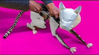 Awesome Paper CAT Puppet