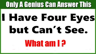 ONLY A GENIUS CAN ANSWER THESE 25 TRICKY RIDDLES | Riddles Quiz