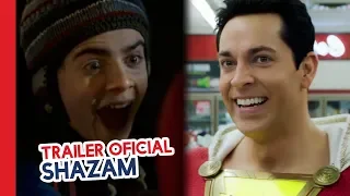 TRAILER OFICIAL DE SHAZAM! | REAÇÃO + COMENTÁRIOS