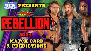 TNA Wrestling Rebellion 2024 Match Card & Predictions! Moose vs Nic Nemeth!