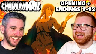 I Had My Friend From Italy React To Chainsaw Man Endings 1-12 For The First Time!