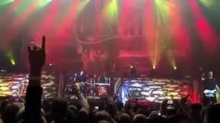 Volbeat and crowd sing Ring of Fire by Johnny Cash