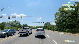 TODAY I DRIVE FROM WINSTON SALEM TO HIGH POINT NC - 4K DRIVE TOUR