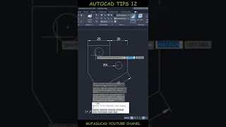 AutoCAD Tips 12 Dimensions With Single Command #Shorts