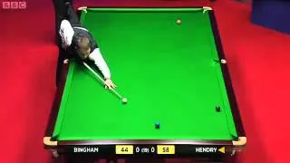 World Championship Snooker 2012 STEPHEN HENDRY vs STUART BINGHAM Frame-1 P-3