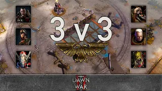 Warhammer 40,000: Dawn of War 2 - 3v3 | Aetherion + Bum9 + yz [vs] Claw + Rambo + blank