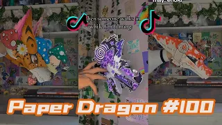 Dragon Puppet Crafts - Paper Dragon TikTok Compilation #100