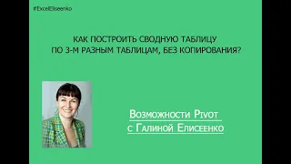 Как построить сводную таблицу по 3-м таблицам с помощью PIVOT?