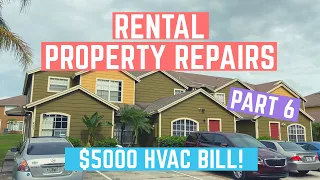 How I Deal With Rental Home Repairs (omg $5k ac repair bill!)