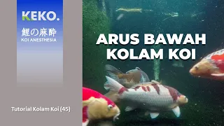 ARUS BAWAH KOLAM KOI | Penting Ga Sih? | Tutorial Kolam Koi