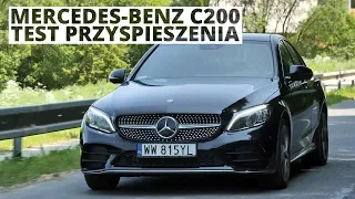 Mercedes-Benz C200 1.5 184 KM (AT) - acceleration 0-100 km/h