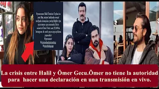 Halil Ibrahim got very angry because Ömer Gecu made a statement about him.