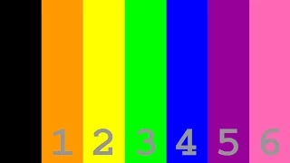 Numbers from 0 to 1,000,000 with colors [flashing images]