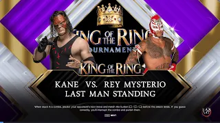 Last Man Standing !! Kane VS Rey Mysterio... WWE 2K23