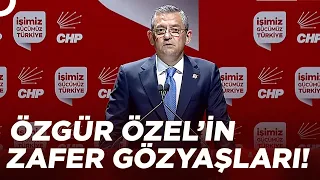 CHP'DE TARİHİ ZAFER! Özgür Özel'den Zafer Konuşması | TV100 Seçim Özel