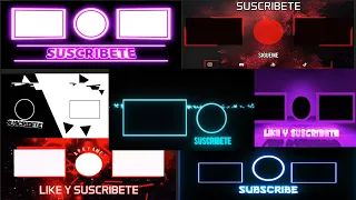 LAS 15 MEJORES OUTROS EDITABLES (SIN COPYRIGHT) 2021 | TOP 15 | MEDIAFIRE | OUTRO TEMPLATE | FREE