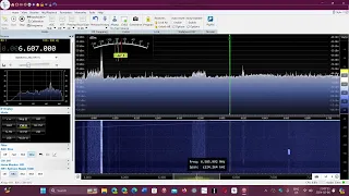 4XZ Haifa Israel Navy CW Morse code signal 6607 kHz Shortwave with comments