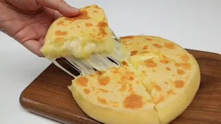 Pulled Cheese Potato Bread | No oven | No yeast