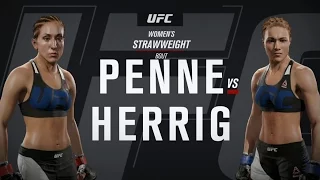 UFC 2 ● STRAWWEIGHT ● JESSICA PENNE VS FELICE HERRIG ● ПИН VS ХЕРРИГ