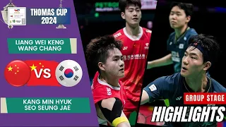 Liang/Wang (CHN) vs Kang /Seo (KOR) - Group Stage | Thomas Cup 2024