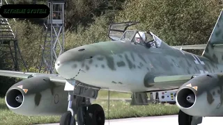 Messerschmitt Me 262 ENGINE START and TAKEOFF 4K Pure Sound