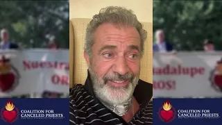 Mel Gibson Stands With Canceled Priests!