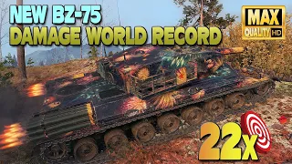 New BZ-75 damage world record - World of Tanks